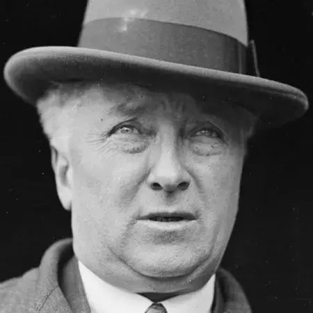 Joseph Lyons wearing a hat