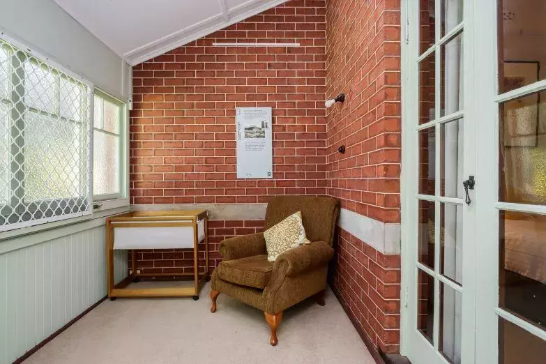 An armchair in John Curtin's family home. 